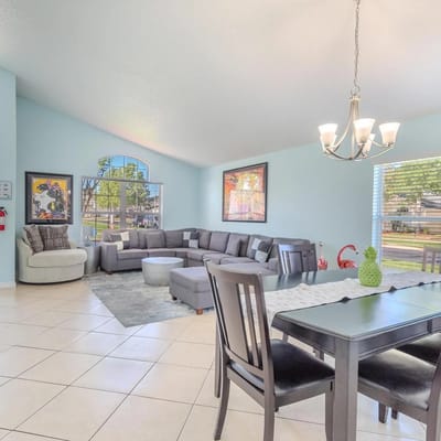 4-Bed Retreat w/ Pool, Spa & Dual Masters