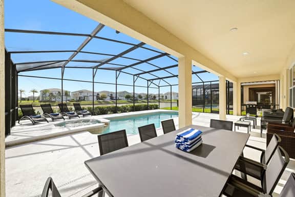15BR Near Disney | Private Pool | Custom Theme