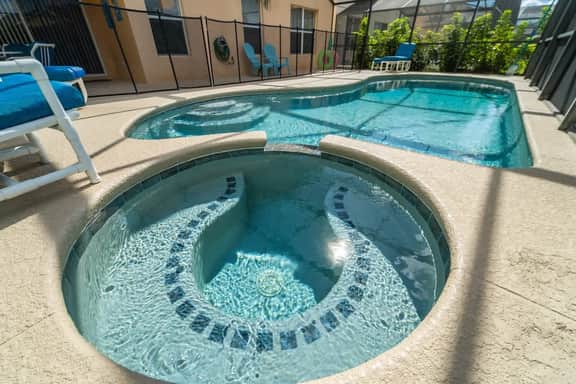 Resort Pool Home, Spa, Game Room! Near Disney!