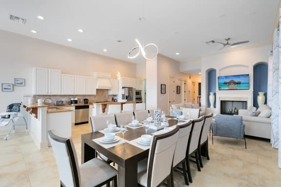 Spacious, game room, pool